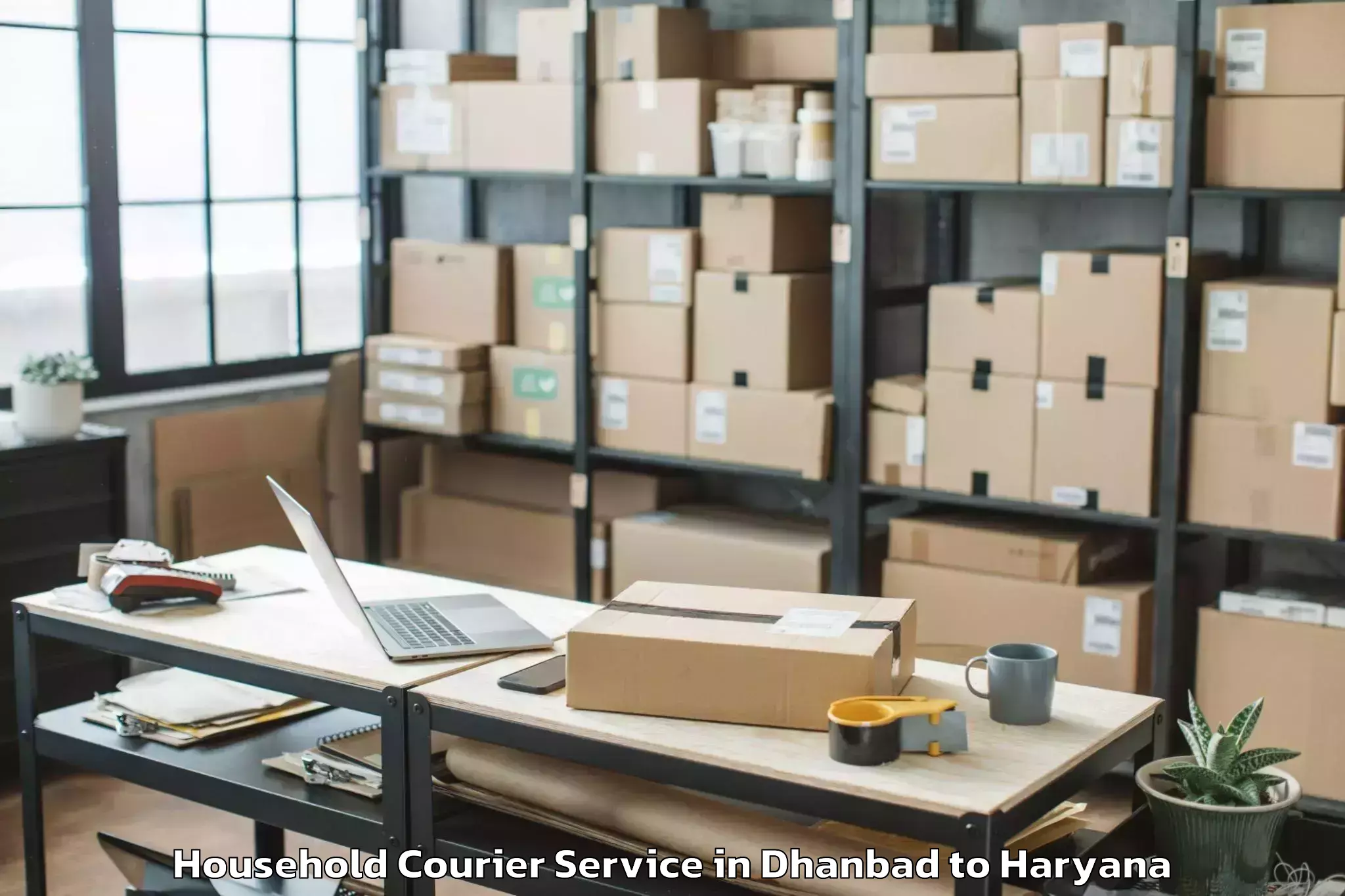 Book Dhanbad to Gurgaon Household Courier